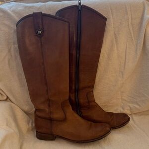Frye Brown Leather Knee-High Boots